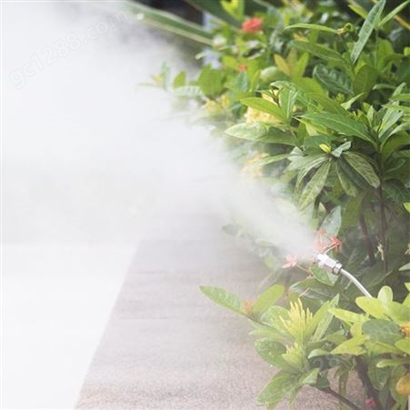 庭院别墅、景区商业街人工雾效制作 高低压雾化设备安装