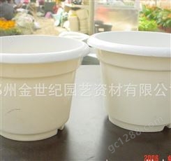 白色塑料花盆AB260价格 白色塑料花盆AB260批发 白色花盆 塑料盆