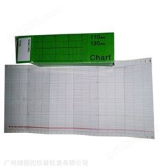 CHART记录纸110mm120mm规格工厂温度记录打印用绿图控公司