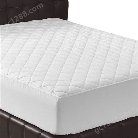 可定制尺寸宾馆床上用品酒店纯棉防羽布床笠款防滑防水床垫保护垫