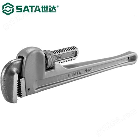 世达（SATA）70810系列  铝合金管子钳水管钳子水泵钳圆管钳直角活动扳手