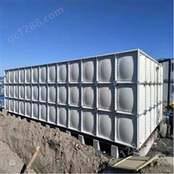 川胜 产地供应 大型储水罐 玻璃钢高位水箱 玻璃钢拼接水箱 可加工定做