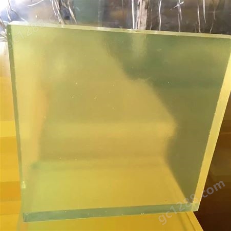 聚旺专业定制75度聚氨酯制品板 PU板 黄色耐磨板 牛筋板厚度2MM-200MM