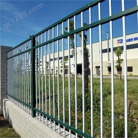 厂家现货锌钢护栏 铁艺庭院别墅围墙防护栏 小区学校隔离围栏栅栏