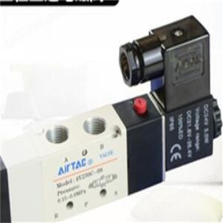 AIRTAC亚德客电磁阀4v230c-08/4v230一08气动换向控制