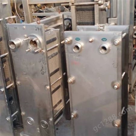 长期出售二手板式换热器 9成新不锈钢钛材10—500平方 环亚供应
