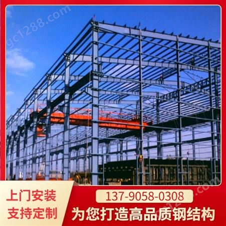 新圩钢结构工程厂家 钢结构车房 钢结构阁楼夹层室外钢平台 鸿熙广告