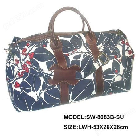 女式手提旅行包旅行袋圆筒状健身包大容量便携包定制