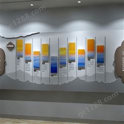 公司背景墙 形象文化墙设计前台形象设计水晶字背光字定做招牌