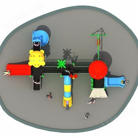 塑料组合滑梯 室外大型玩具 幼儿园滑梯系列