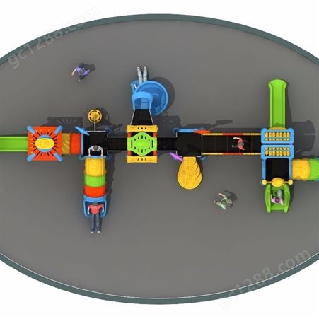 塑料组合滑梯 室外大型玩具 幼儿园滑梯系列