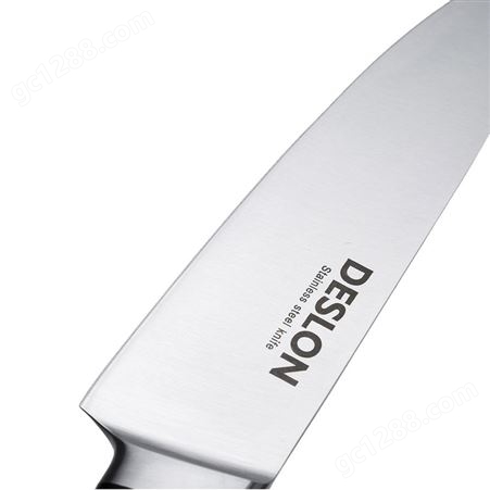 DESLON/德世朗 威斯特刀具两件套FS-TZ006-2 家用不锈钢硬度强韧性高不易生锈 菜刀+厨师刀组合装 优价批发