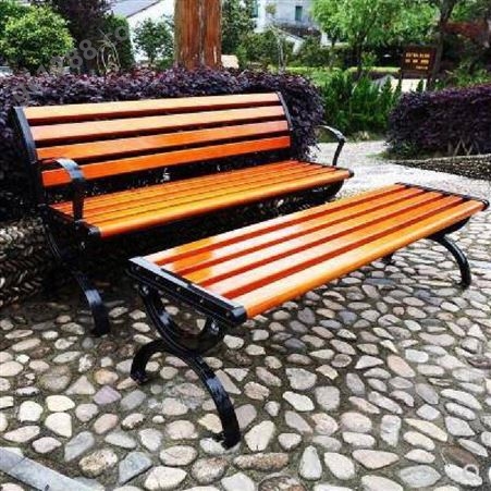 昆明铸铝公园椅 1.5米长条靠背休闲椅
