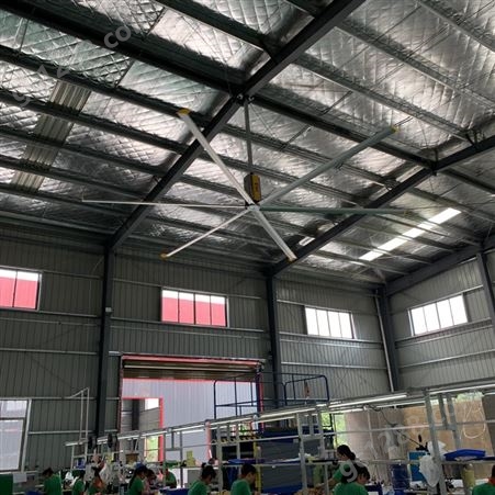恒爽达HD-6100工厂工业大型吊扇  厂房6叶7.3m车间降温风扇