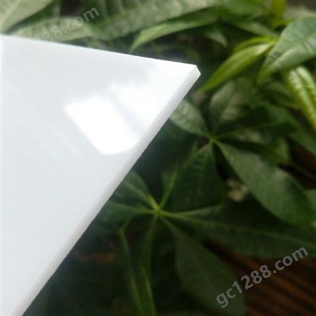 风韧 乳白色单面磨砂PC扩散板 LED发光字导光板厂家 PET奶白色扩散板