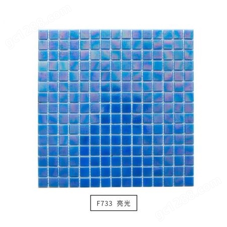 群舜 玻璃马赛克卫生间浴室背景墙砖 防滑泳池砖