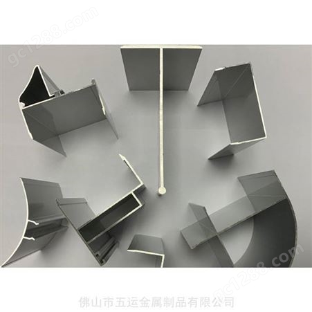 铝型材框架 12.MM厚铝平开门 工业铝型材 五运