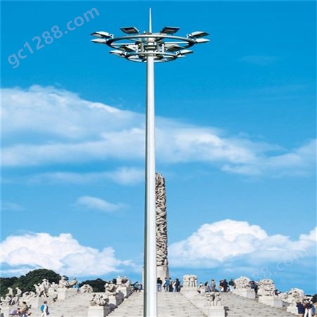 广场LED高杆灯8米球场灯户外灯 体育场路灯杆含安装辅料