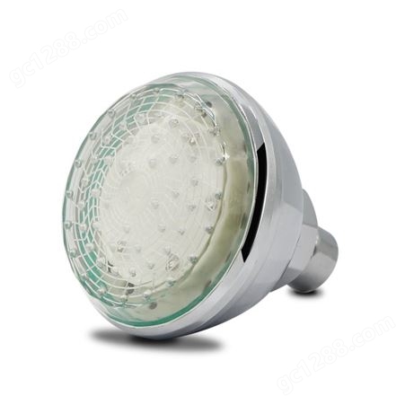 跨境电商LED顶喷 感温/温控三色发光变色花洒喷头