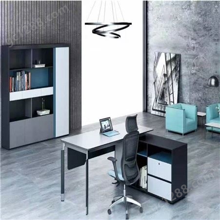 华盛沃盛品牌经理班公桌书柜尺寸1.8米，2米，2.2米 办公家具定制